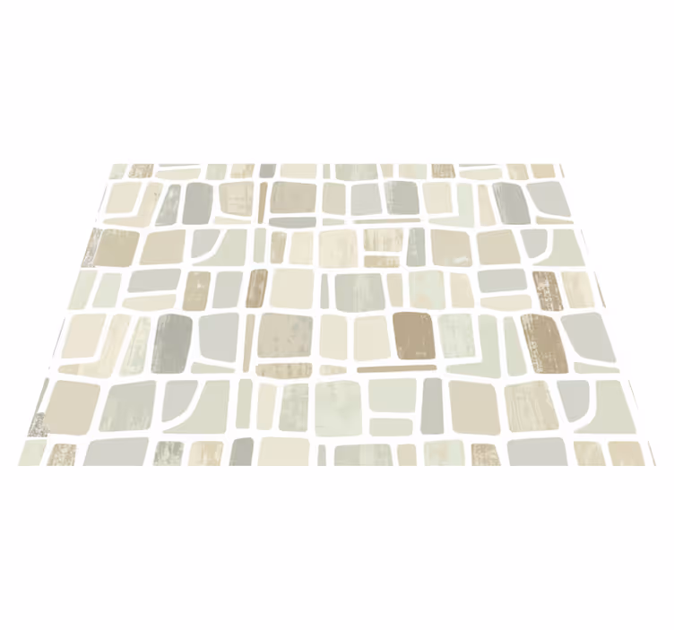 Covor de vinil epocă forme geometrice deschise - TenStickers