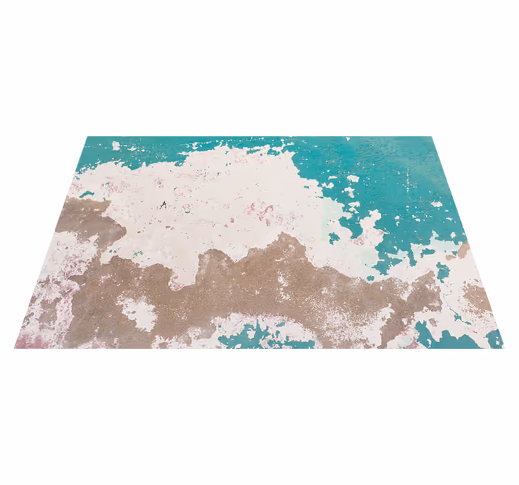 Covor de vinil texturat perete decojit grunge - TenStickers