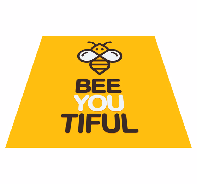 Covoare de vinil cu fraze ești atât de frumoasă - TenStickers