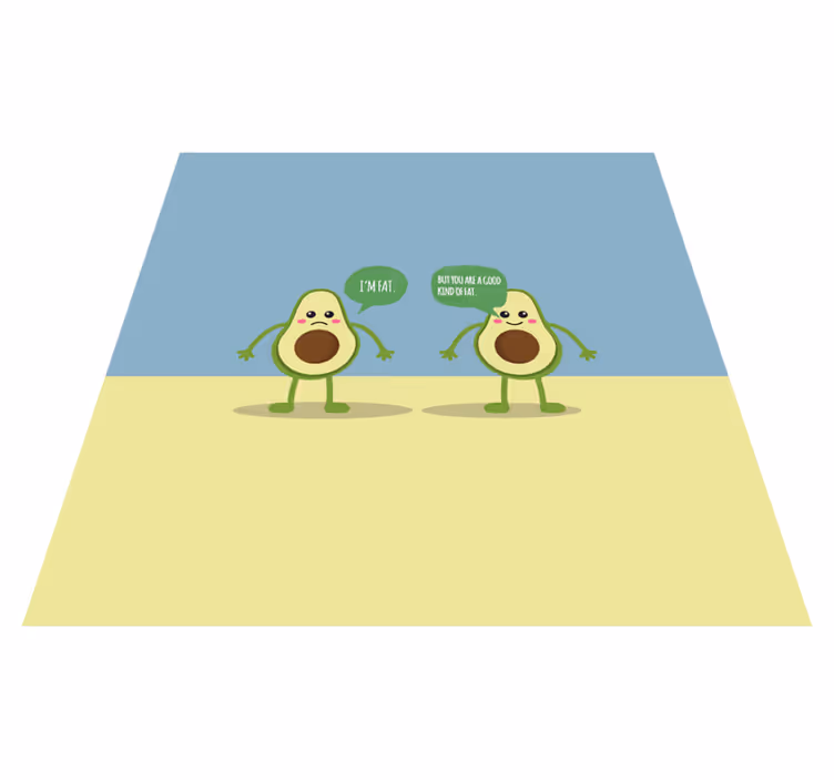 Covoare de vinil cu fraze citat despre avocado sănătos - TenStickers