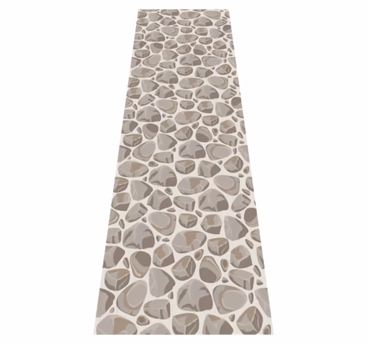 Covor de vinil texturat efect piatră rustic japandi - TenStickers