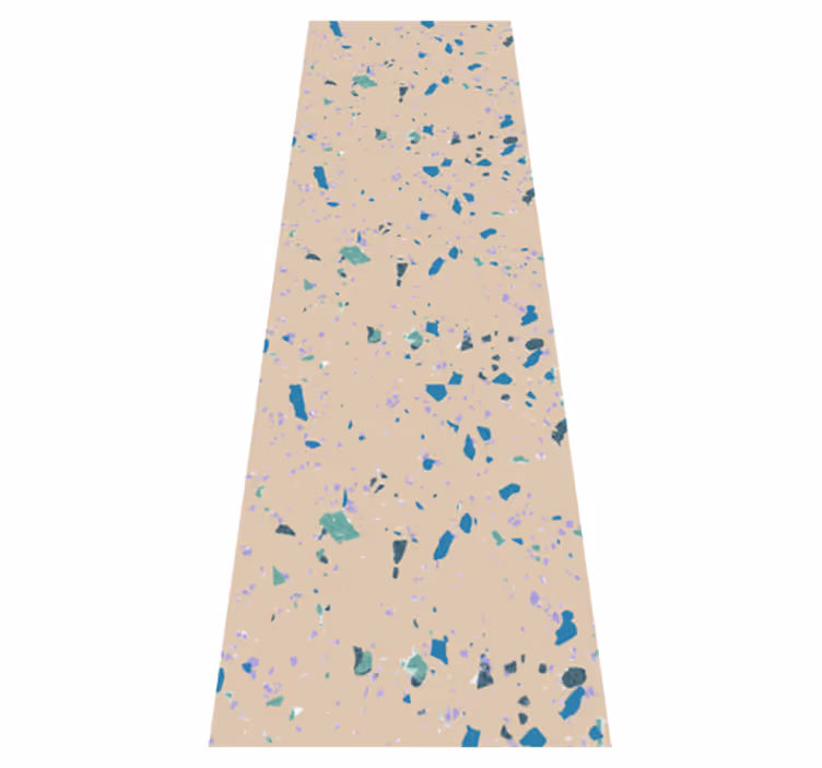 Covor de vinil texturat piatră terrazzo colorată - TenStickers