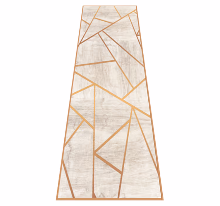 Covor de vinil texturat model geometric nuc - TenStickers