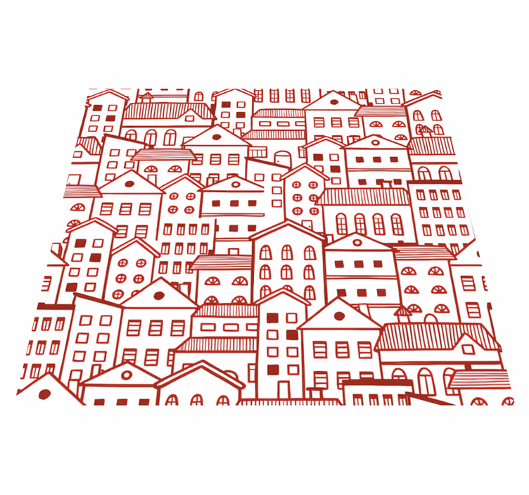Covor de vinil texturat efect benzi desenate urban modern - TenStickers