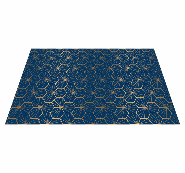Covor de vinil geometric cu model geometric elegant - TenStickers
