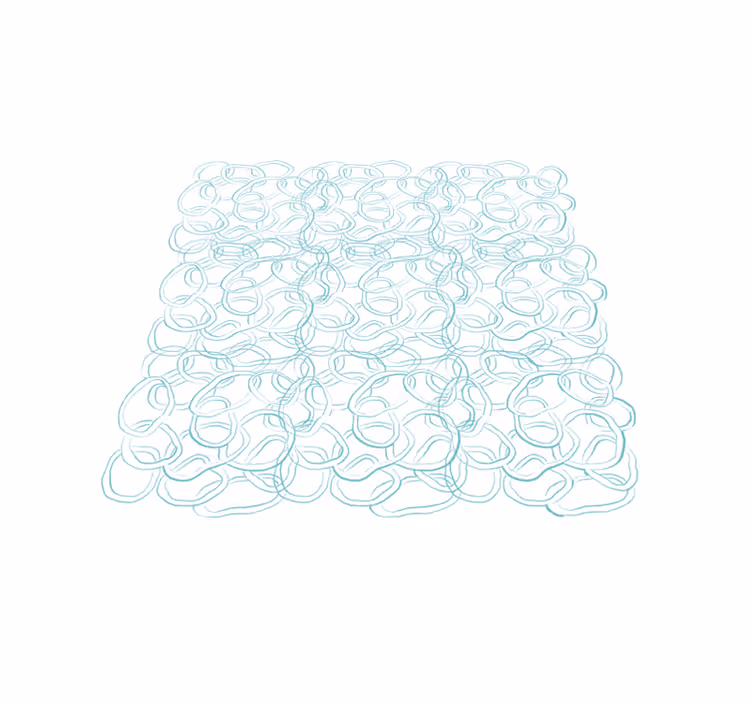 Covor de vinil geometric abstract circular modern - TenStickers