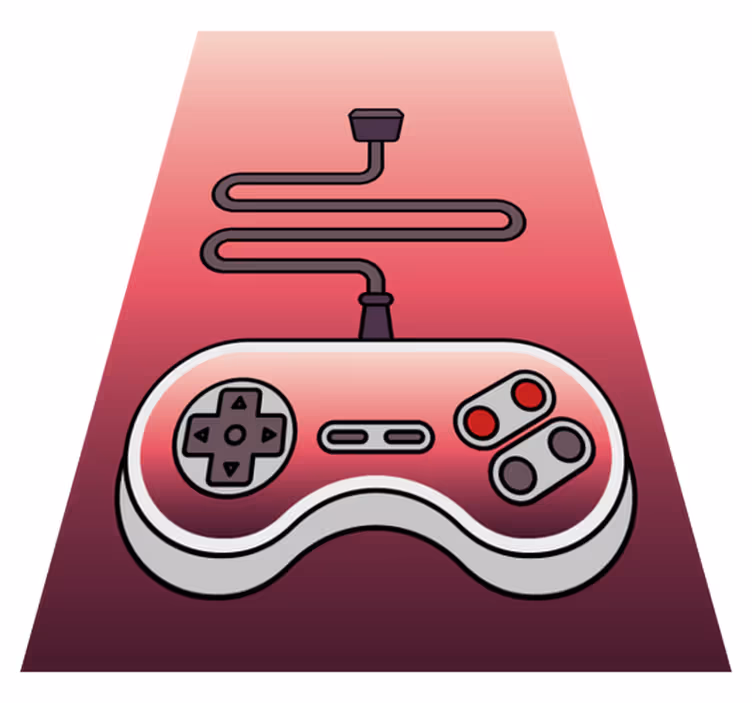 Covor de vinil jocuri pentru console de copii - TenStickers