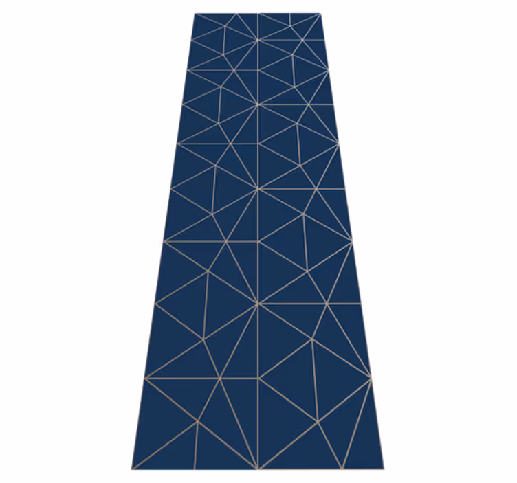 Covor de vinil hol prismă triunghiulară geometrică - TenStickers