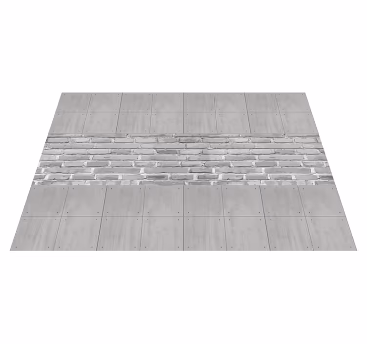 Covor de vinil gri panouri din beton - TenStickers