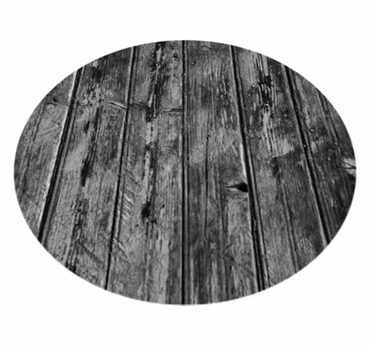 Covor de vinil gri cu model de lemn gri - TenStickers