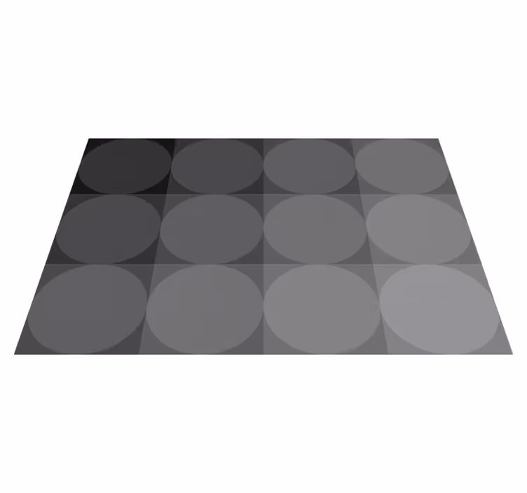 Covor de vinil gri fundal gri cu forme elegante - TenStickers