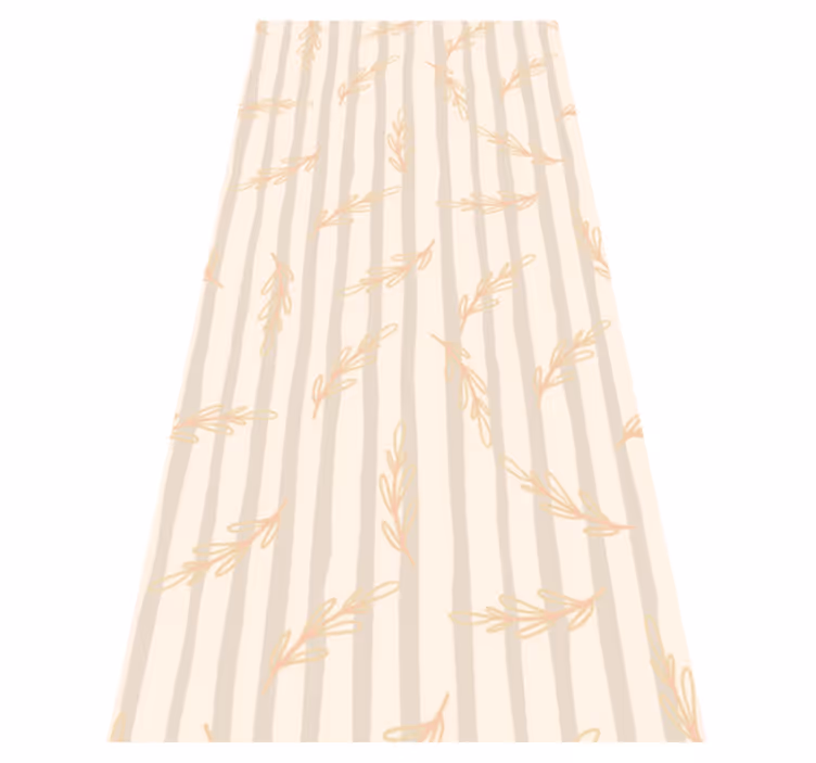 Covor de vinil hol bej elegant - TenStickers