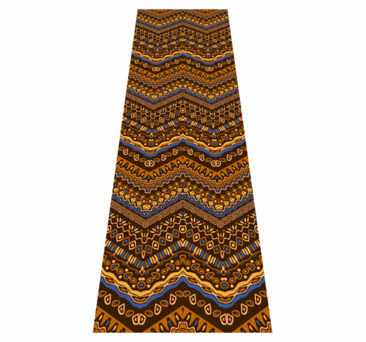 Covor de vinil hol model tribal stil african - TenStickers