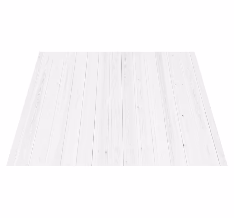 Covor de vinil alb model hamptons lemn alb - TenStickers