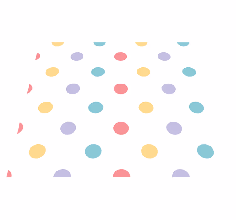 Covor de vinil pentru exterior confetti colorat - TenStickers