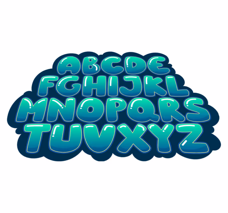 Covor vinil alfabet nor alfabetic - TenStickers