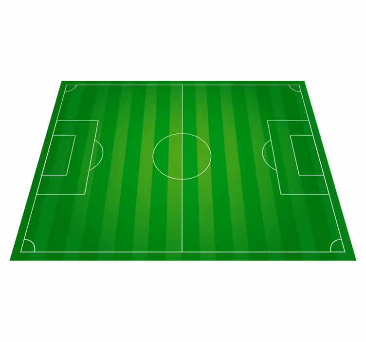 Covor vinil teren de fotbal adolescent - TenStickers