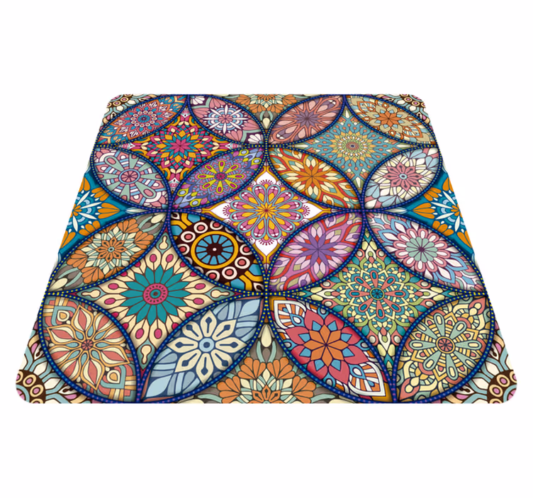 Covor vinil color color mandalas - TenStickers