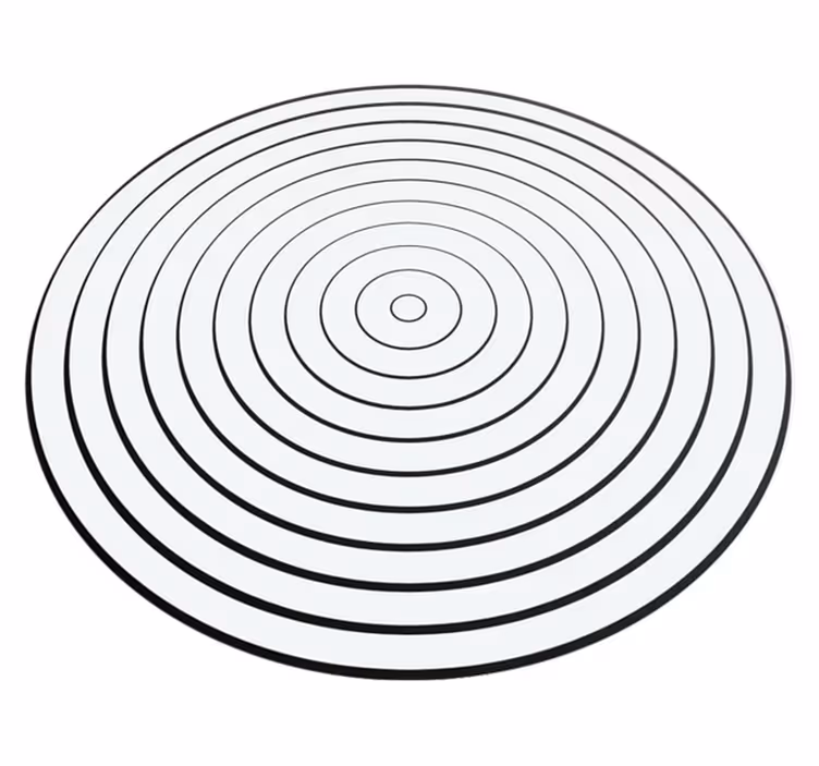 Valuri minimaliste de covor vinil - TenStickers