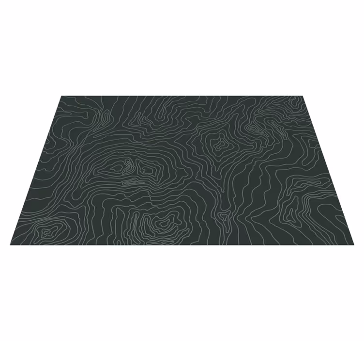 Covor pvc harta topografica harta lumii - TenStickers