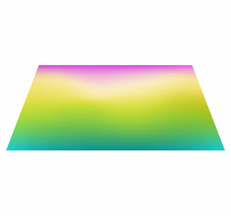 Covor de vinil modern colorat fluorescent - TenStickers