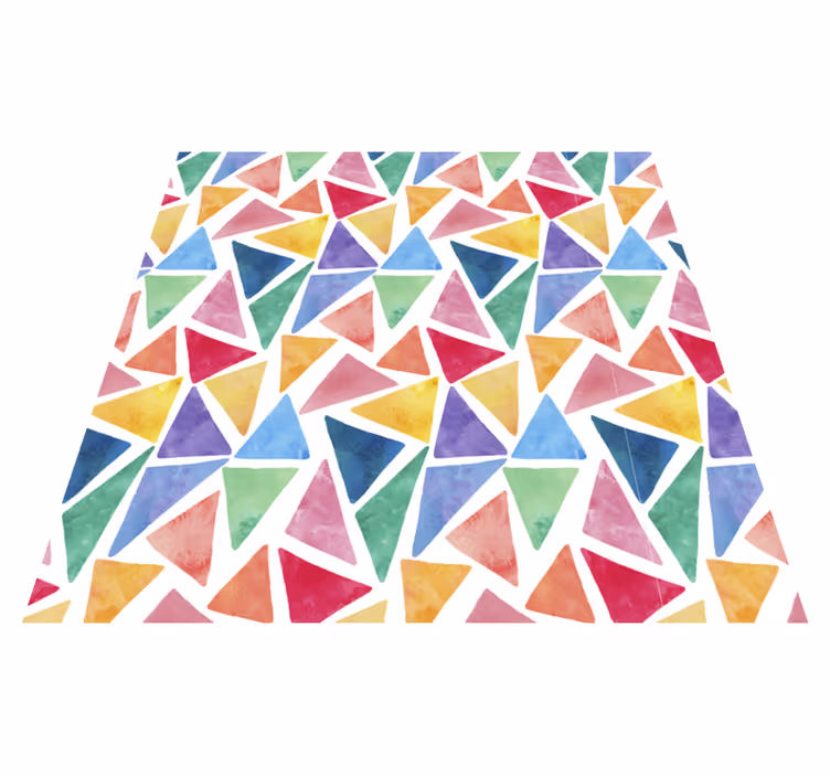 Covoare de vinil pastelate triunghiuri mozaic - TenStickers