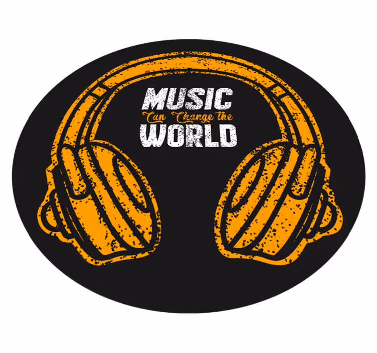 Muzica de covor de vinil poate schimba lumea - TenStickers