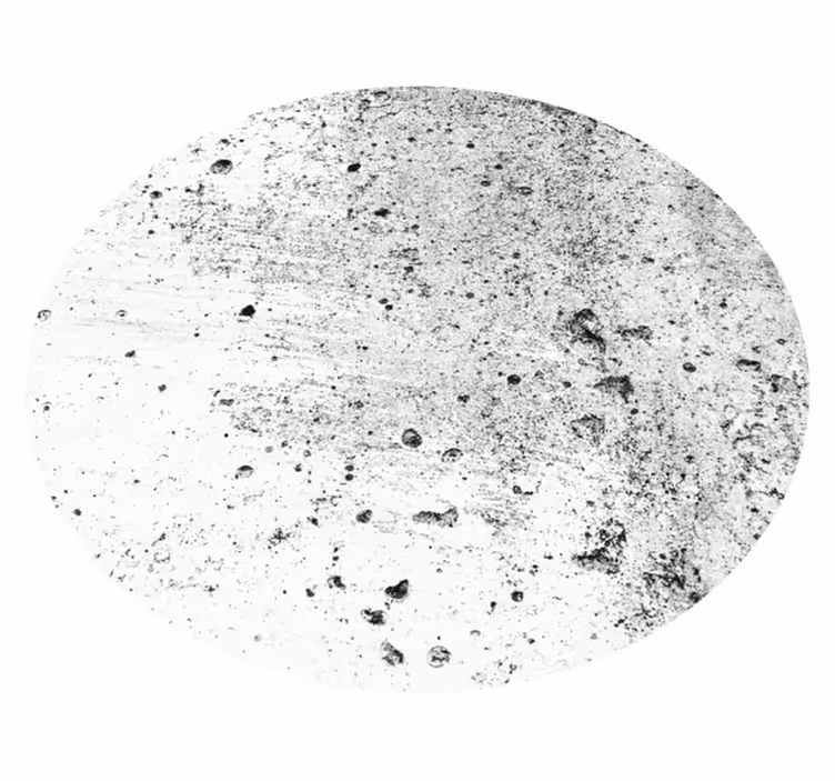 Covor vinil cu efect de ciment rotund superlativ - TenStickers
