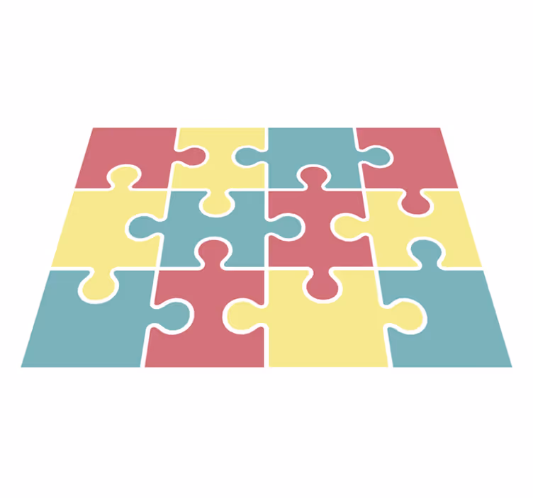 Covoare de vinil jocuri de tonuri pastel - TenStickers