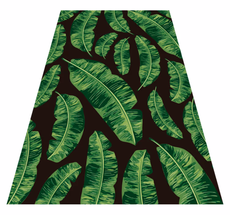 Covor elegant de vinil frunze tropicale - TenStickers
