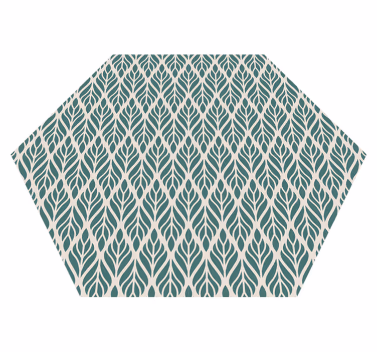 Covor etilic cu model floral din dormitor - TenStickers