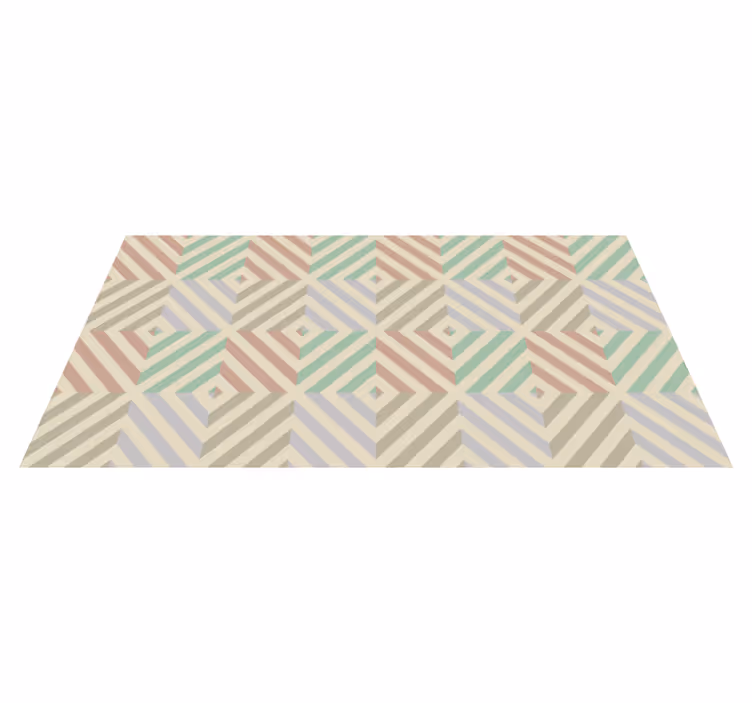 Covoare geometrice cu forme abstracte - TenStickers