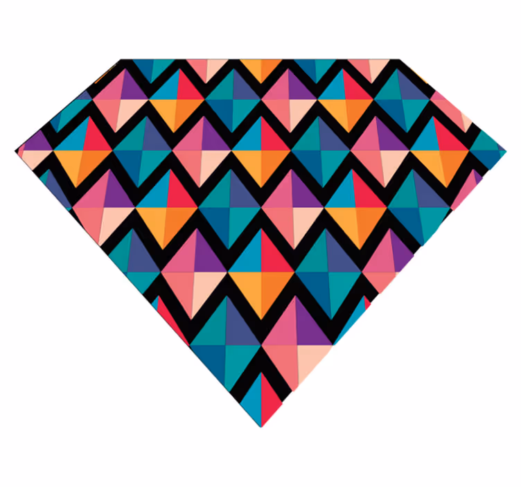 Covoare de vinil geometrice colorate - TenStickers