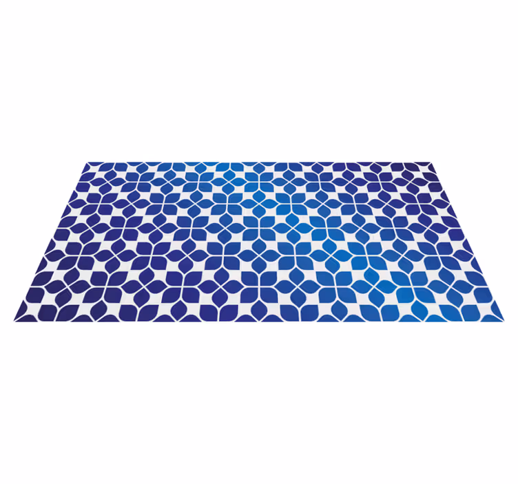 Covor de vinil geometric plăci geometrice decolorate - TenStickers