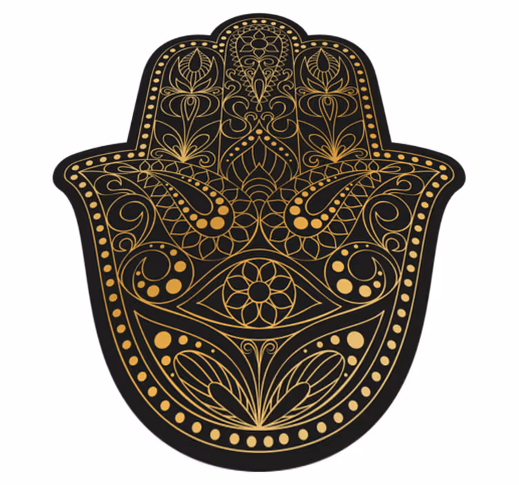 Covor de vinil fatma hand mandala - TenStickers