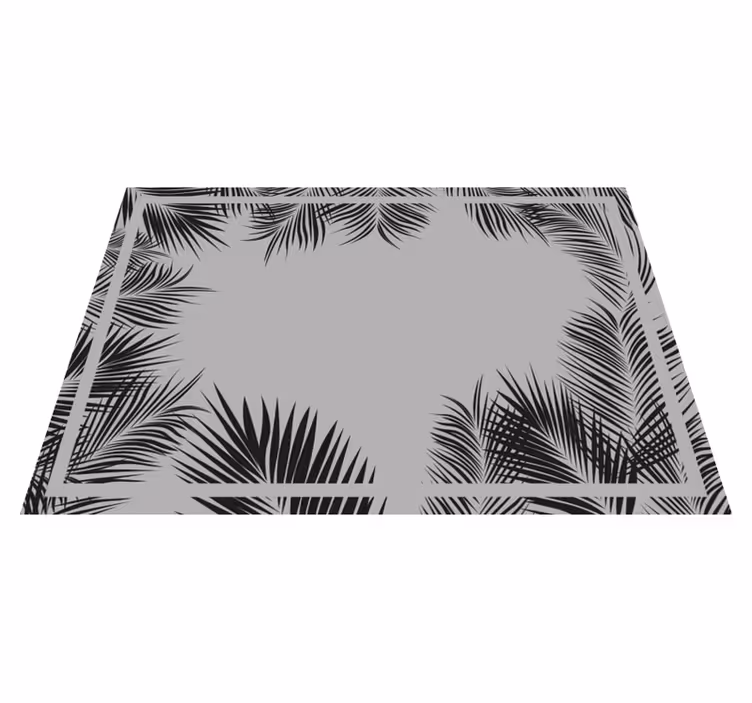 Fern model covor living din vinil - TenStickers