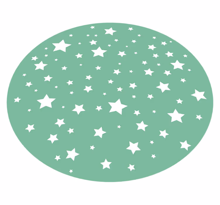Covoare de vinil pentru stele verzi - TenStickers
