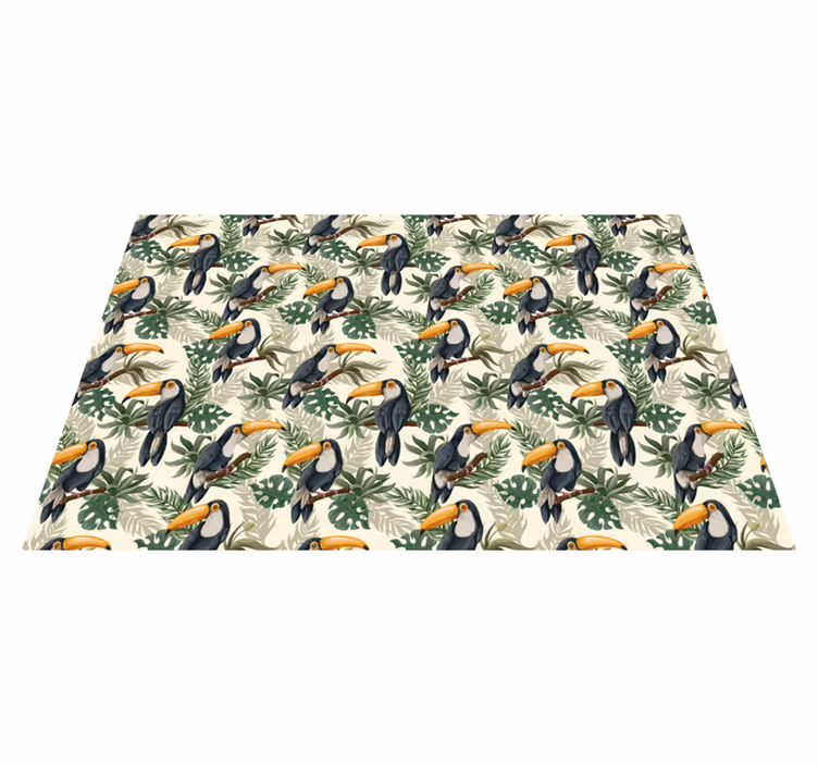 Covor vinil animal de paradis - TenStickers