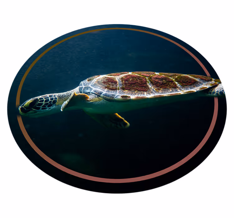 Covor vinil animal de broasca testoasa - TenStickers
