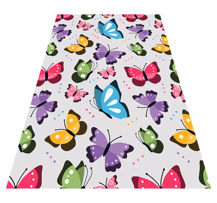Covor vinil animal fluture - TenStickers