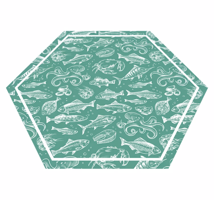 Covor vinil animal descântec acvatic - TenStickers
