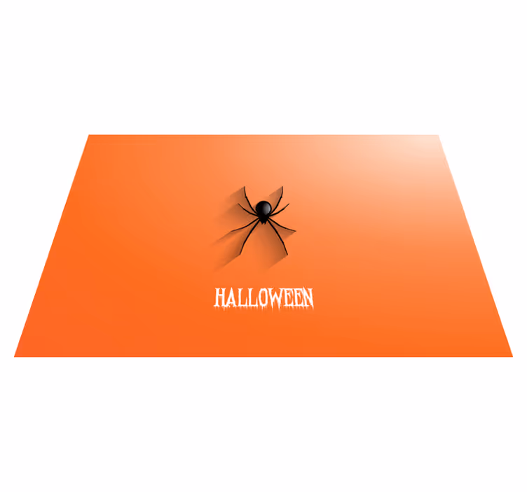 Covor de vinil Halloween păianjen de halloween - TenStickers