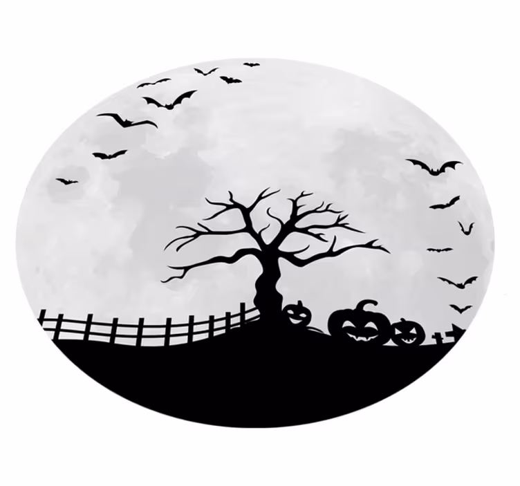 Covor living din teroriu vinil luna - TenStickers