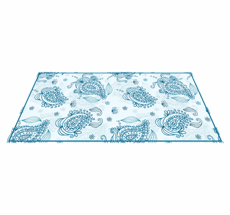 Covor vinil mandala mandala paisley armonie - TenStickers