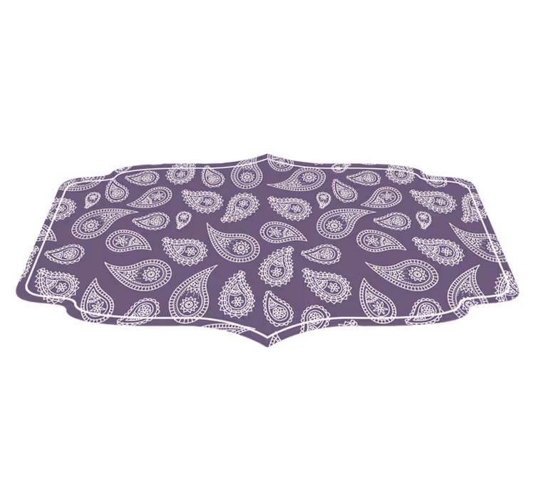 Covor vinil mandala motiv mandala paisley - TenStickers