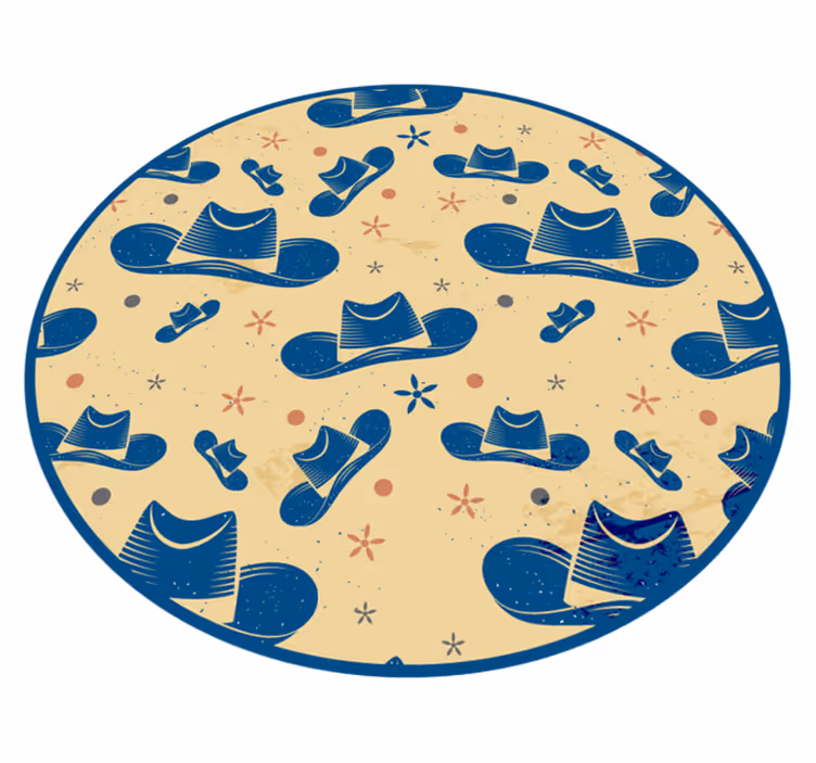 Covor de vinil pepiniere zonă de joacă circulară - TenStickers