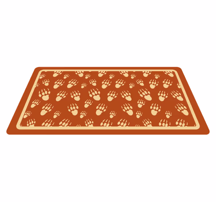 Covor vinil print animalier design model labe - TenStickers