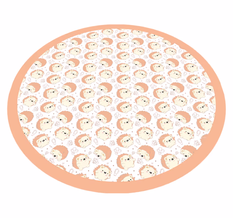 Covor de vinil pepiniere model circular de leu - TenStickers