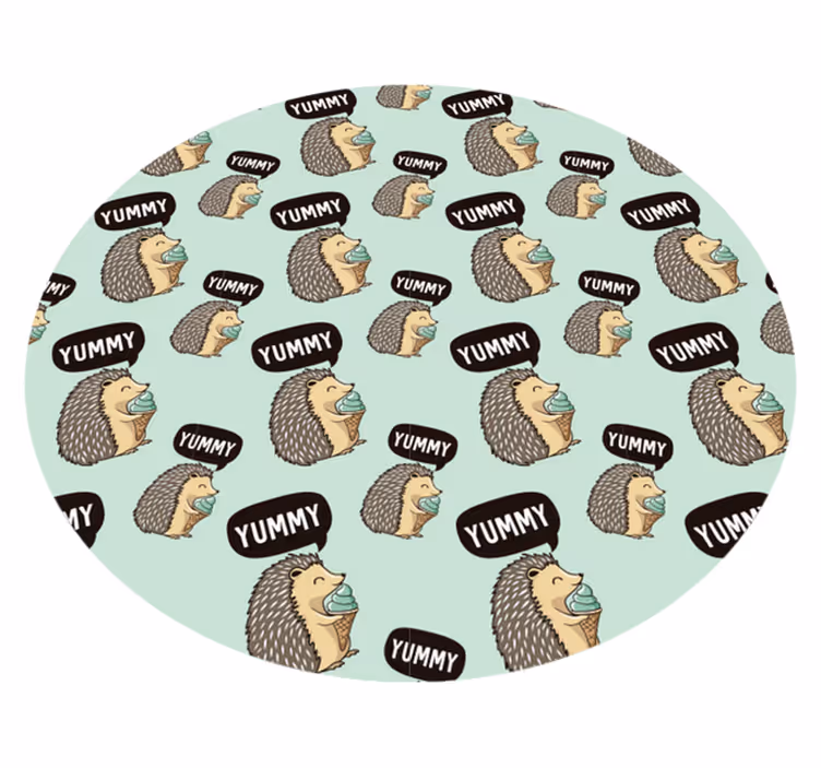 Covor de vinil pentru copii deliciul ariciului - TenStickers