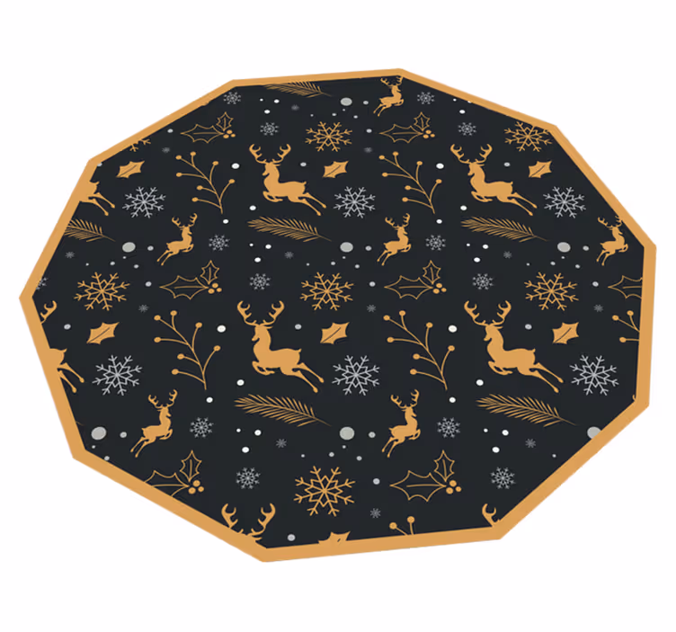 Covor living din compozitie de craciun - TenStickers